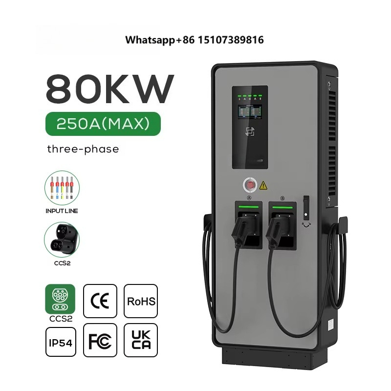 Ev Charging Pile - 듀얼 DC 전기차 충전기 40kW 80kW