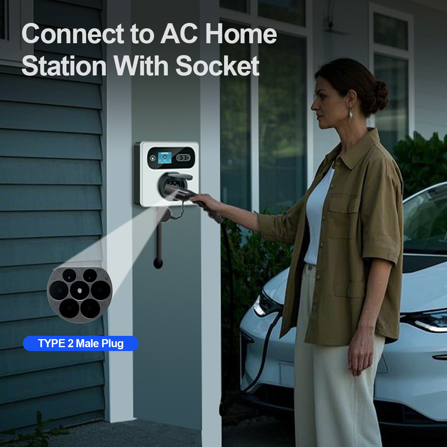Kolanky EV 충전용 남성 플러그 16A 3.6K - Ev Charging Cable 리뷰 및 가격