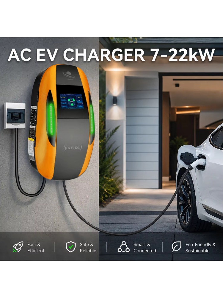 IP65 방수 등급의 AC 전기차 충전기, 7kW에서  - Ev Charging Pile 리뷰 및 가격