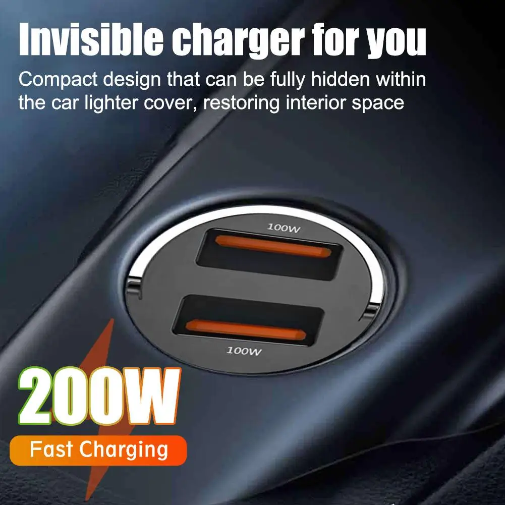 100/200W 차량용 충전기 라이터 PD 아이폰 QC - Fast Ev Charger 리뷰 및 가격