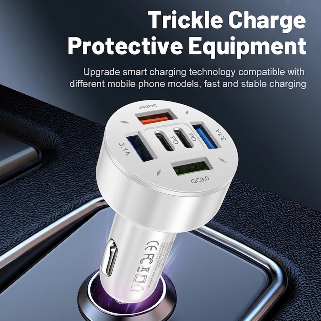 초고속 차량용 충전기 6포트 PD QC3.0 스마트 칩 - Fast Ev Charger 리뷰 및 가격