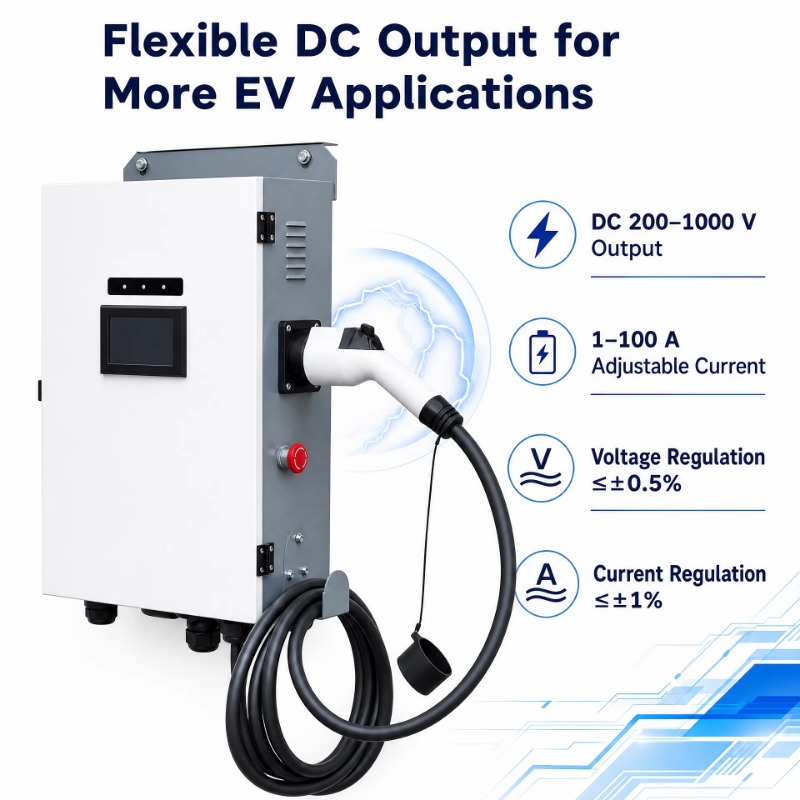 바닥 설치형 충전소 DC 전기차 충전소 40KW 60K - Fast Ev Charger 리뷰 및 가격