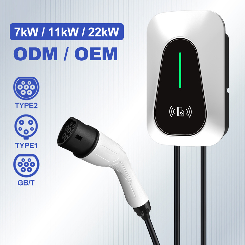 유럽 표준 7kW 타입 2 EV 충전기 카드 리더기 투 - Ev Charger 리뷰 및 가격