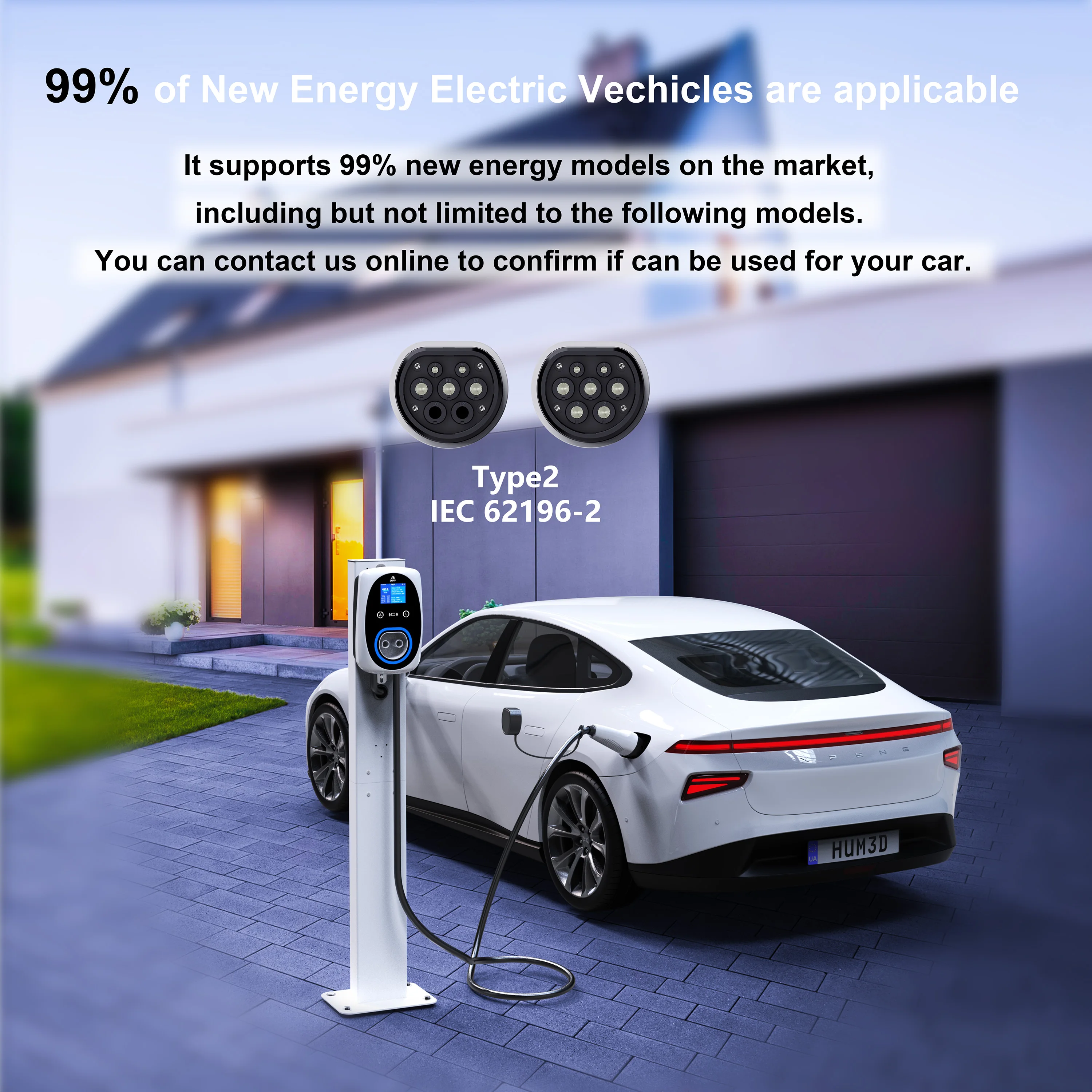 GWUYU EV 충전기 32A 7.6KW EVSE 월박 - Wallbox Ev 리뷰 및 가격
