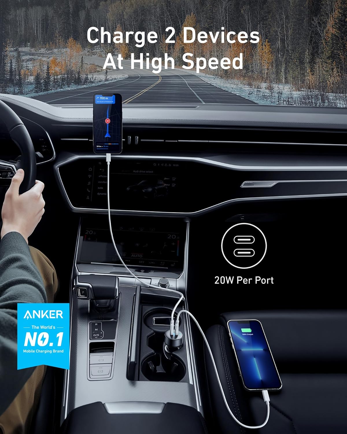 안커 USB-C 차량용 충전기 40W, 2포트, Pow - Type 2 Charger 리뷰 및 가격