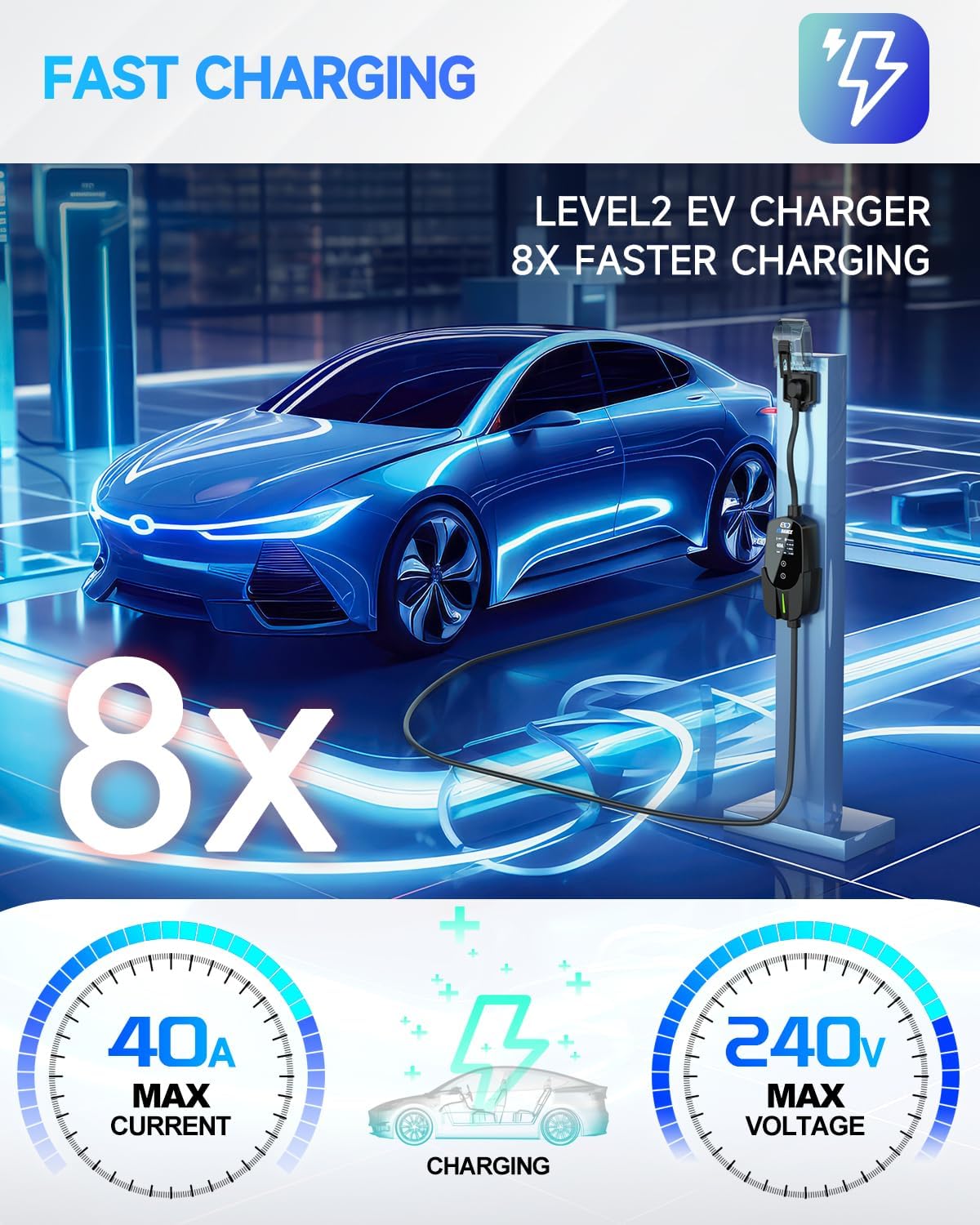 EVDANCE 휴대용 테슬라 EV 충전기 40A NAC - Portable Ev Charger 리뷰 및 가격