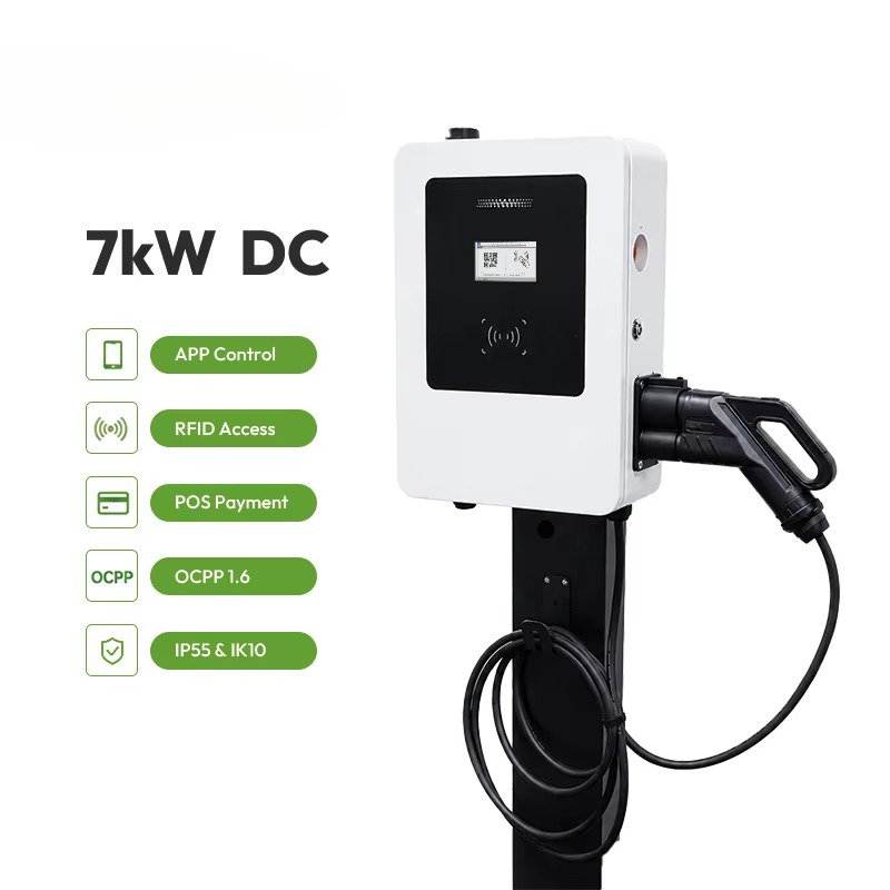 북미 시장용 신형 7kW DC 고속 EV 충전기 CCS - Fast Ev Charger 리뷰 및 가격