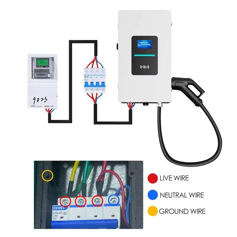 RSCHG 20kw CCS1 IP54 DC 전기차 급속 - Wallbox Ev 리뷰 및 가격