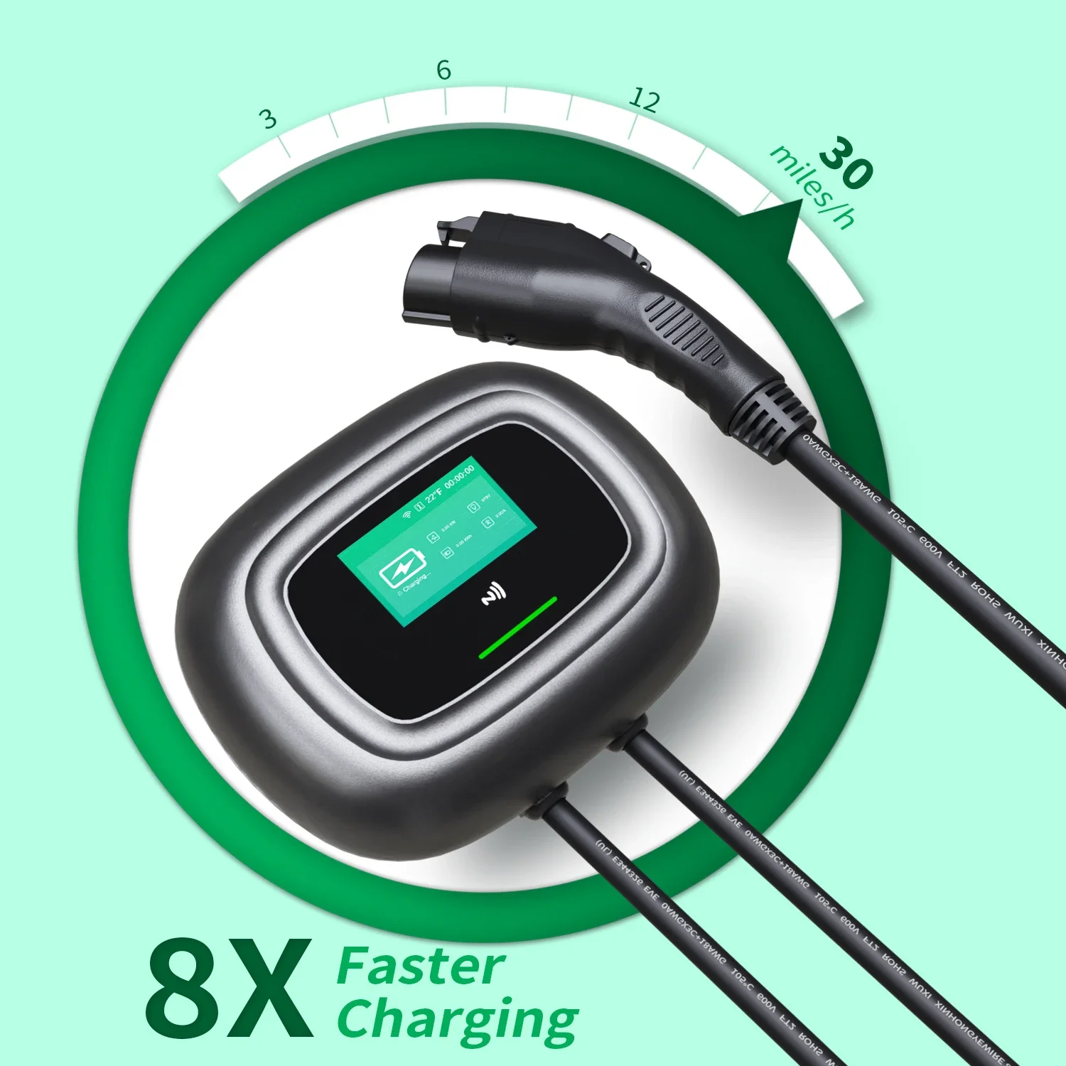 새로운 콘스 벽걸이형 전기차 충전기 타입2 16A 32 - Fast Ev Charger 리뷰 및 가격